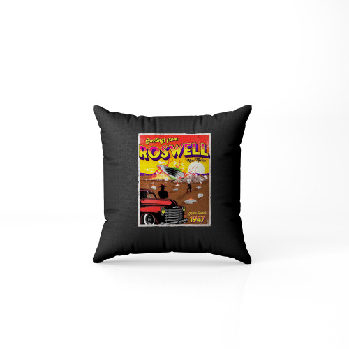 Greetings From Roswell 1947 Ufo Crash Pillow Case Cover