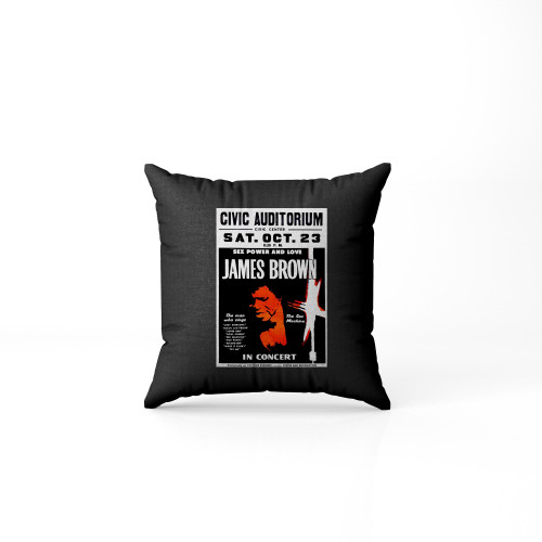 James Brown Double Size 1971 Boxingstyle Concert Pillow Case Cover