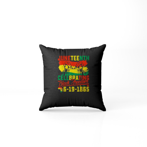 Juneteenth Celebrating Black Freedom 1865 African American Pillow Case Cover