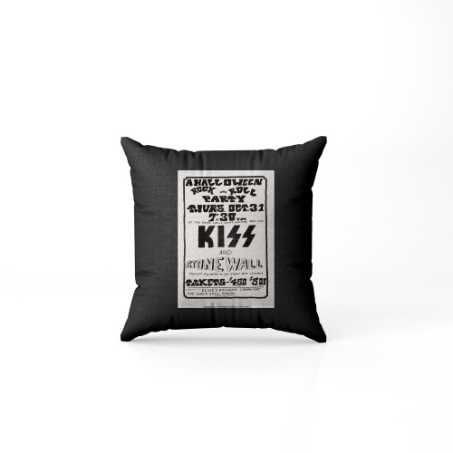 Kiss 1974 Halloween Rock And Roll Party Concert Pillow Case Cover