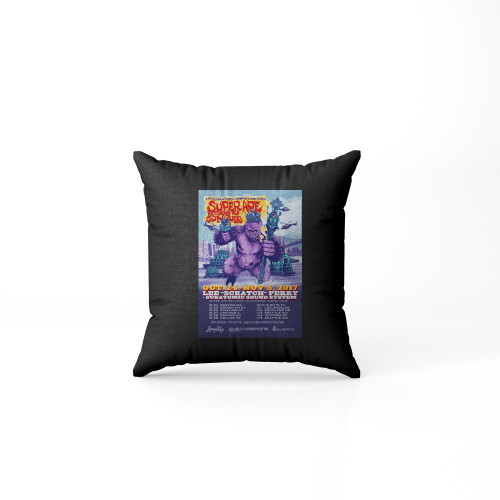 Largeup Presents The Super Ape Returns To Conquer Tour With Lee Scratch Perry + Subatomic Sound System Pillow Case Cover
