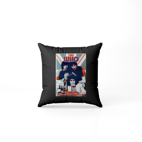 Retro Vintage Music Concert Pillow Case Cover