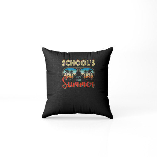 School'S Out For Summer Teacher End Of School Year Pillow Case Cover