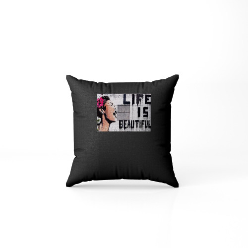 Banksy Life Is Beautiful Street Art 1 Pillow Case Cover