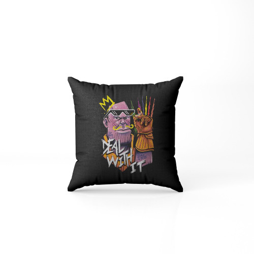 Infinity Thanos Deal With It 1 Pillow Case Cover