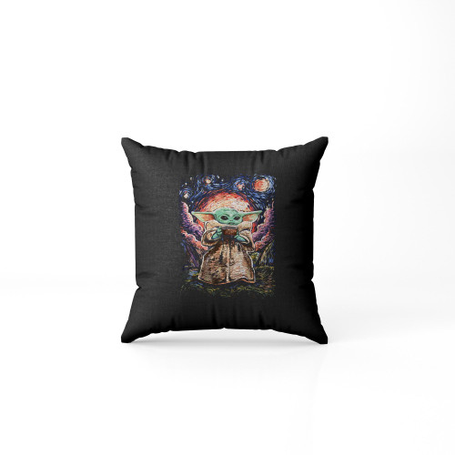 The Child Starry Night Baby Yoda 1 Pillow Case Cover