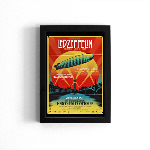 Authentic Vintage Led Zeppelin Celebration Da Poster