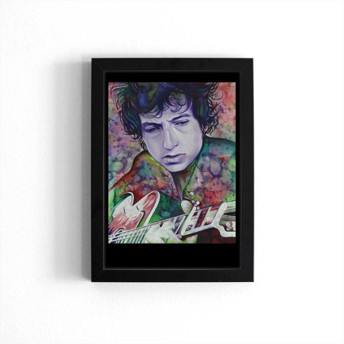 Bob Dylan Vintage Music Poster