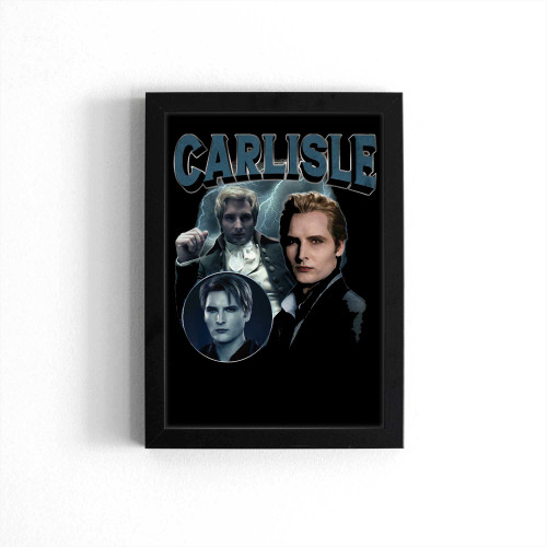Carlisle Cullen Bootleg Retro Poster