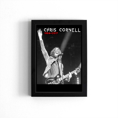 Chris Cornell 1964-2017 R I P Sound Poster