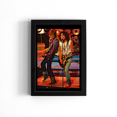 David Bowie & Marc Bolan Great Rock Legends Colour Poster Poster