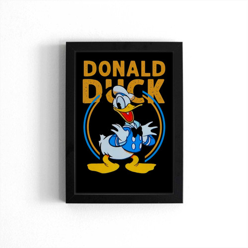 Donald Duck Cute Face Disney Duck Poster