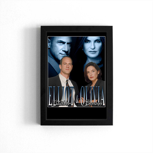 Elliot Stabler Olivia Benson Poster