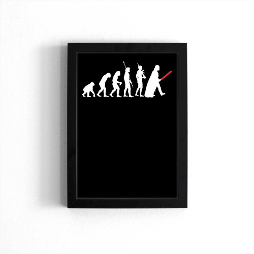 Evolution Darth Vader Poster