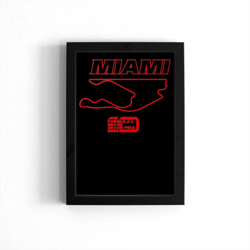 F1 Miami Grand Prix 2022 Poster