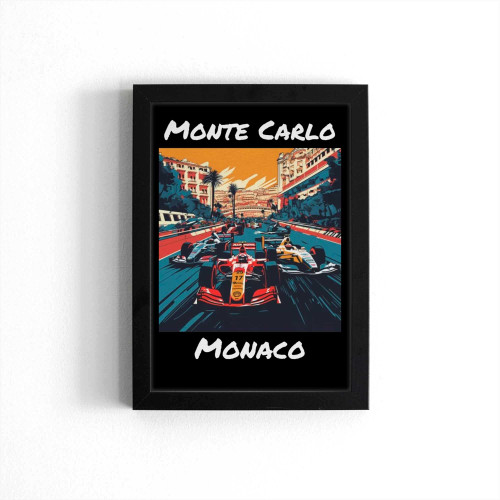 F1 Monaco Grand Prix Drive To Survive Poster