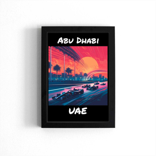 F1 Uae Grand Prix Race United Arab Emirates Formula 1 Poster