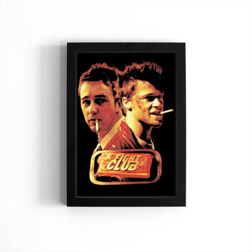 Fight Club Tyler Durden Edward Norton Brad Pitt Poster
