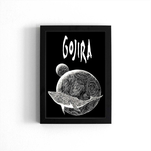 Gojira Whale Poster