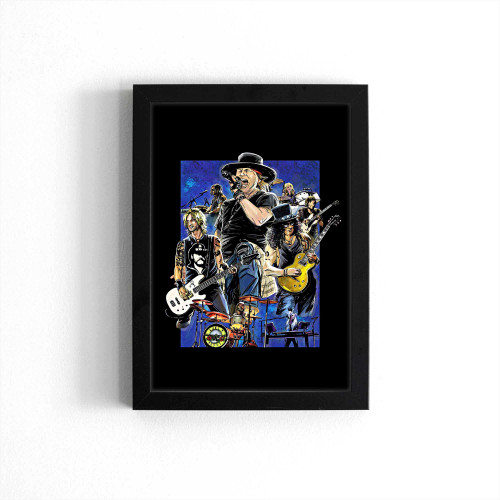 Guns N Roses Concert Axl Rose Poster