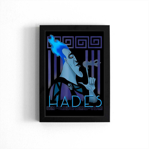 Hercules Hades Geometric Poster