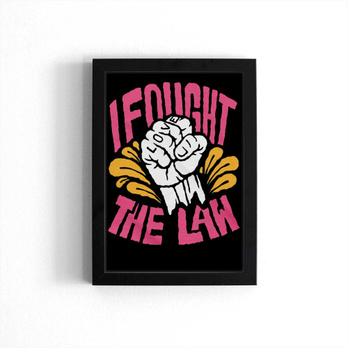 I Fought The Law The Clash Poster