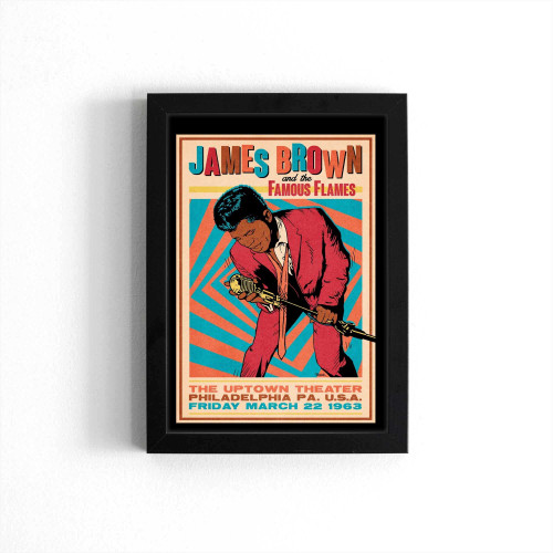 James Brown And His Fabulous Flames Reproduction Concert Poster