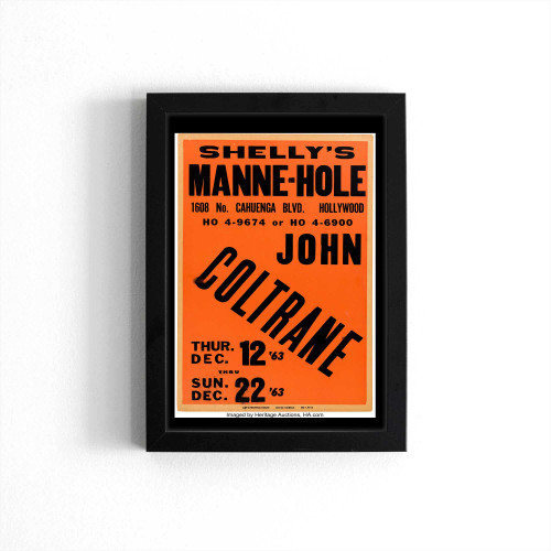 John Coltrane 1963 Vintage Concert Poster