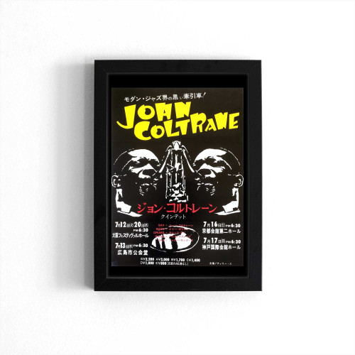 John Coltrane Exceptionally Rare 1966 Japan Tour Concert Poster
