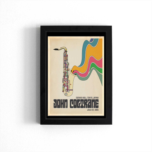 John Coltrane Live In Japan Poster