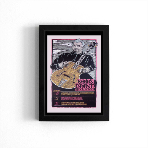 John Prine Northwest Tour 2010 Poster John Prine Northwest Tour 2010 Poster