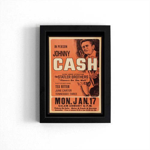 Johnny Cash Original Concert Poster