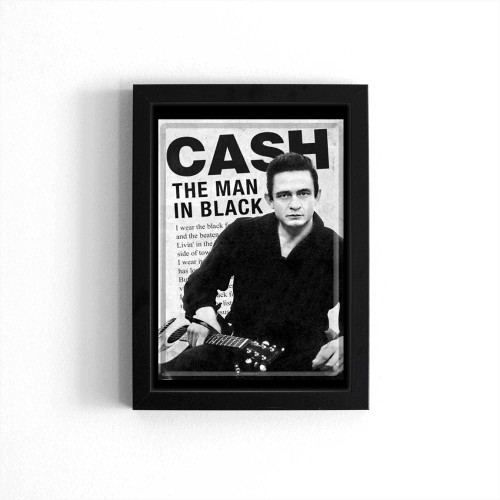 Johnny Cash Vintage Concert Iron On Transfer 1 Poster