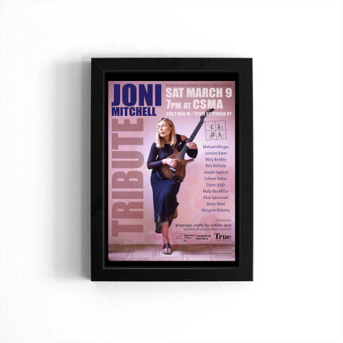 Joni Mitchell Tribute Benefit Concert Poster Poster