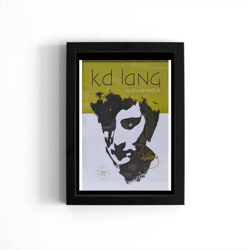 Kd Lang Ingenue Redux 25Th Anniversary Poster