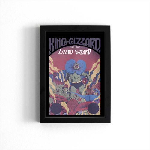 King Gizzard & The Lizard Wizard Rock Band Poster