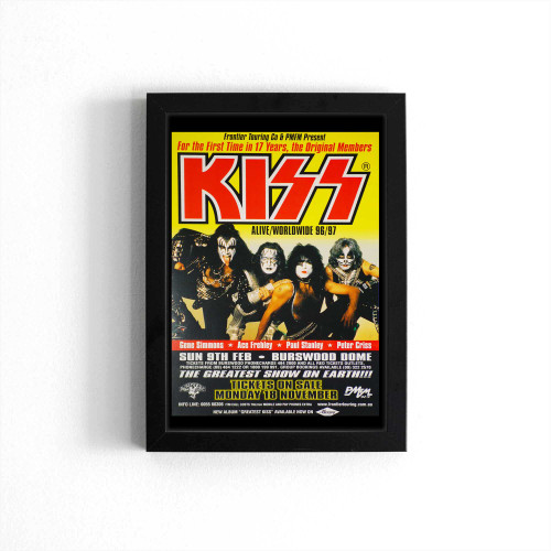 Kiss Alive Worldwide Australian Tour Poster