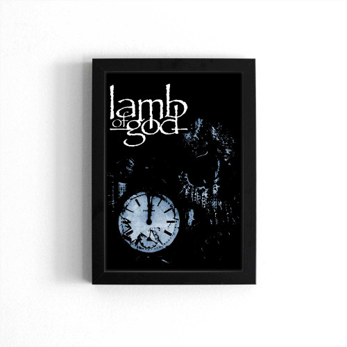 Lamb Of God Unisex Circuitry Skull Recolor Poster