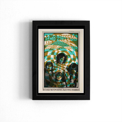 Led Zeppelin 1969 Crawford Hall Poster Led Zeppelin 1969 Crawford Hall Poster