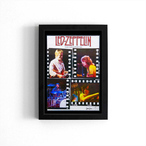Led Zeppelin 1980 European Tour Concert Poster