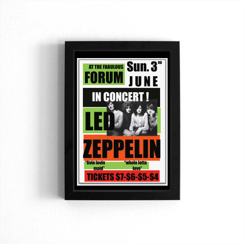 Led Zeppelin Concert Music Poster