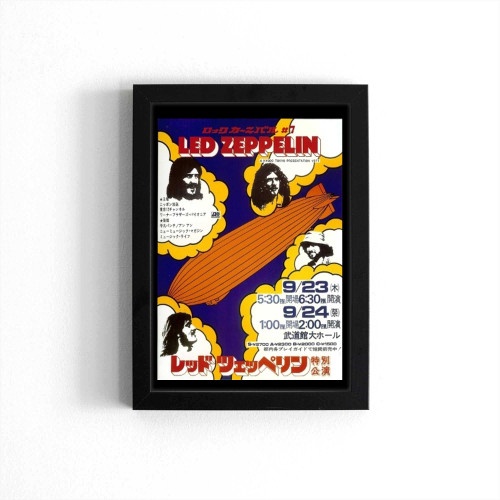Led Zeppelin Tour Poster