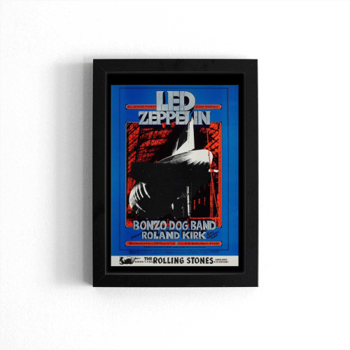 Led Zeppelin Vintage Concert Poster Poster