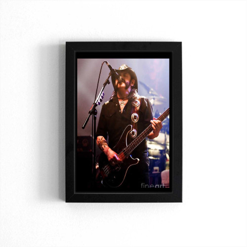 Lemmy Kilmister Motorhead 2009 Uk Live Concert S6 Poster