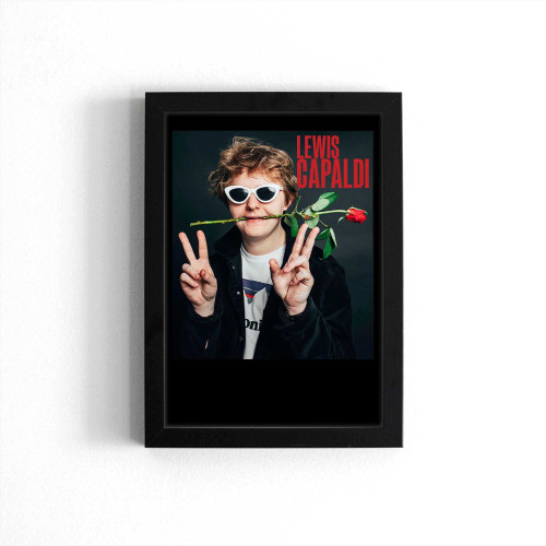 Lewis Capaldi Singer Concert Retro Poster