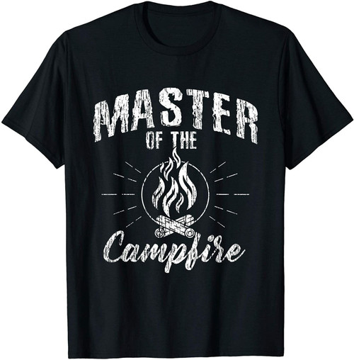 Master Of The Campfire Camping Scout Man's T-Shirt Tee