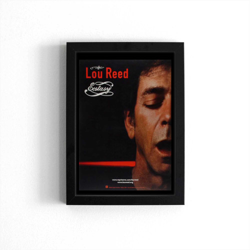 Lou Reed Vintage Concert Poster 2022 Poster