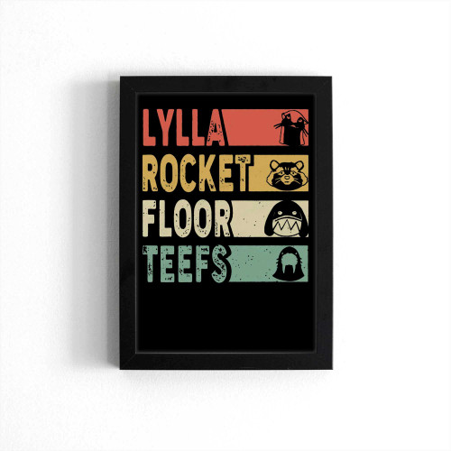Lylla Teefs Floor Rocket Comfort Colors Poster