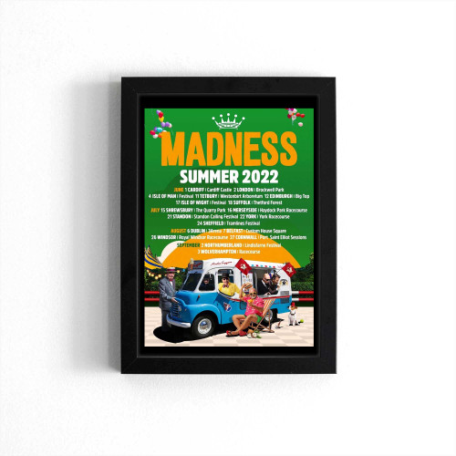 Madness Summer 2022 Uk Tour Poster Poster