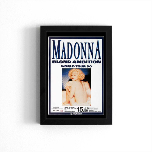 Madonna Blonde (1990) Concerto Concert Poster Poster